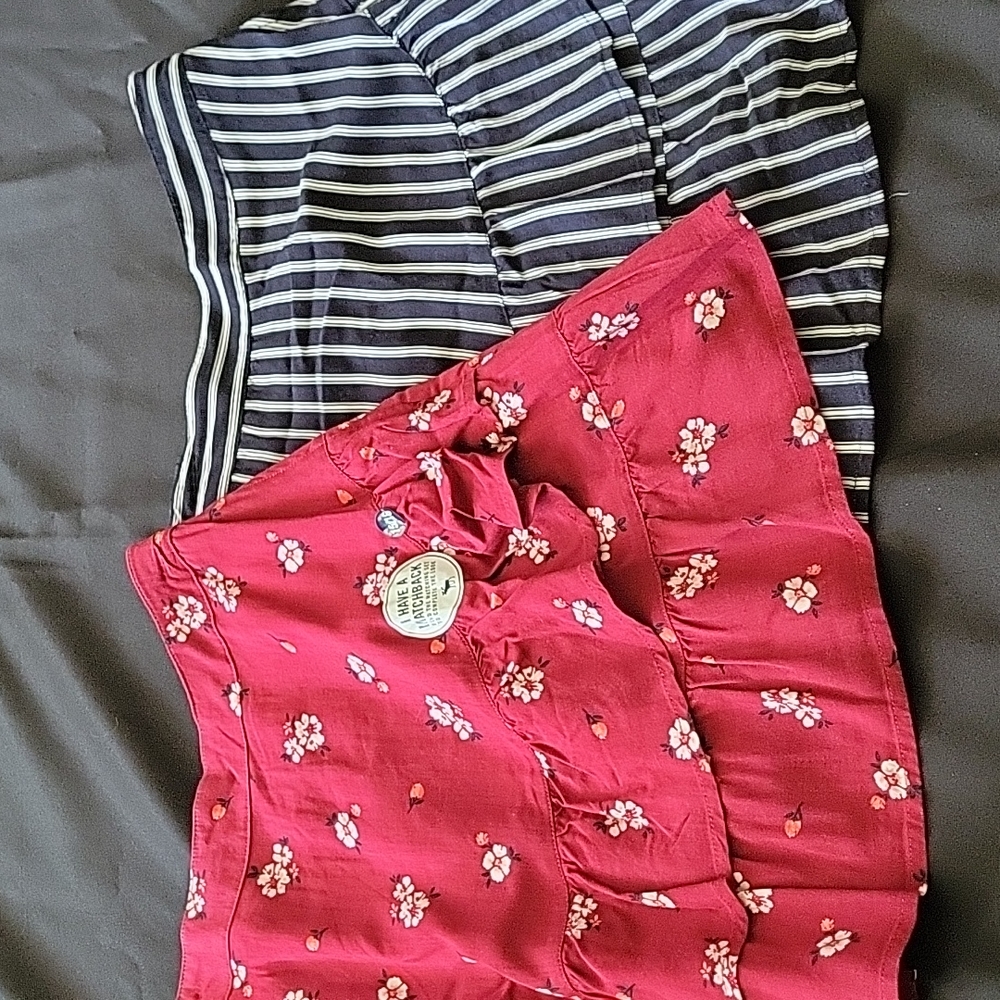 Pair of Abercrombie kids skirts